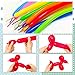 100pcs Red 260 balloons, Thickening Latex Long Twisting Balloons for Animal Model for Halloween Xmas Presents, Animal Shape Weddings, Birthdays Clowns.