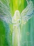 energiebilder acryl  Atelier silwi-art Erzengel Raphael Raffael Engelbild Engelkarte xl/Poster/Kunstfoto limitiert archangel