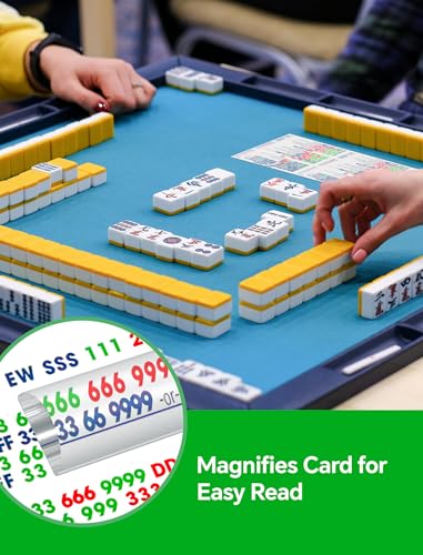 Regla Lectora Mahjong con Aumento y Guía Línea 2 Piezas miniatura 4