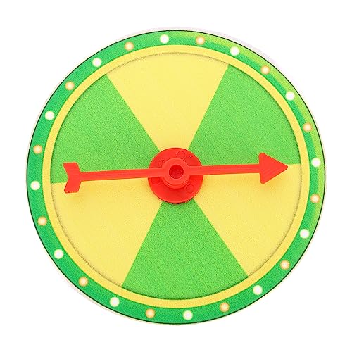 BESPORTBLE Plastic Prize Wheel DIY Party Game Educational Activity Prop Turntable for All Ages
