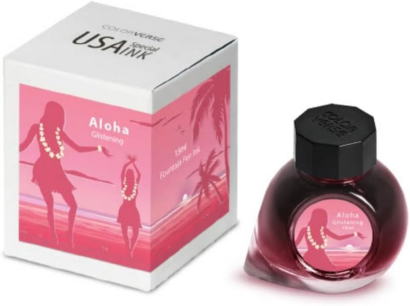 Colorverse Ink - USA Special Series - Hawaii - Aloha Glistening (15ml) Fountain Pen Ink