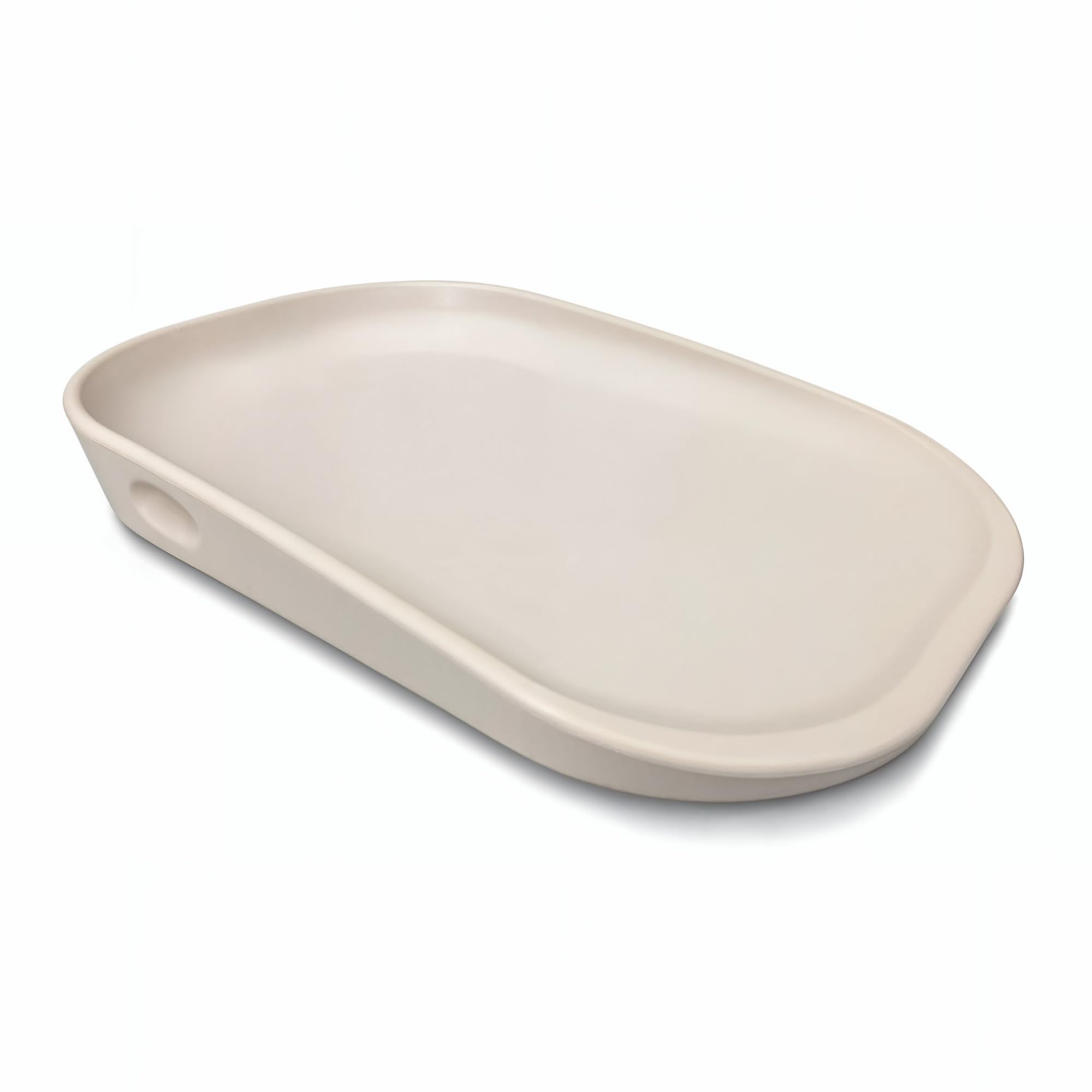 kindsgard Fasciatoio "Skifte" - Morbido tappetino fasciatoio in PU con bordo rialzato, lavabile, igienico, privo di sostanze nocive - 68,5 x 48 cm - per fasciatoio, cassettiera, lavatrice o pavimento