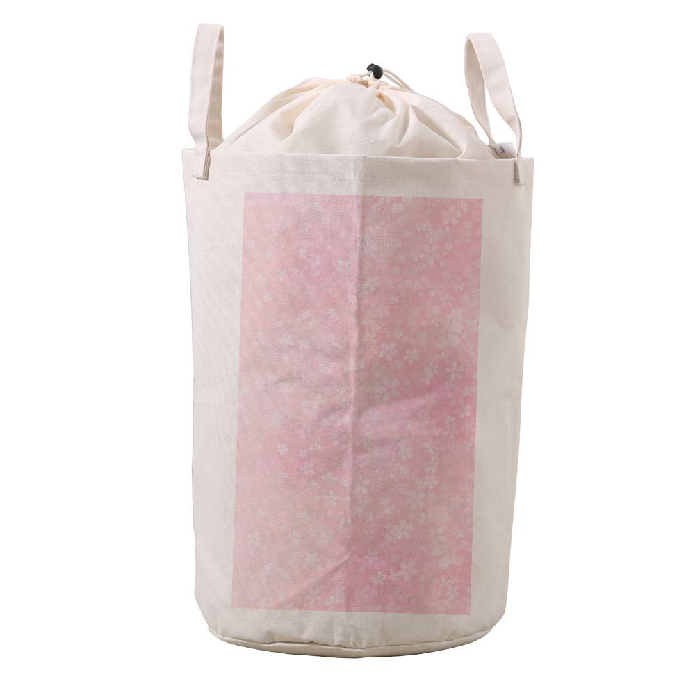 Sac à linge en lin pour salle de bain vêtement rangement