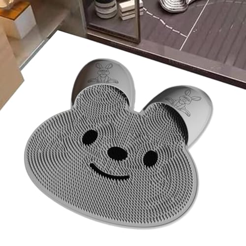 Épurateur De Pieds Et De Dos De Douche, Coussin De Massage, Tapis De Bain De Massage En Silicone À Ventouse - Appareil De Massages Exfoliant Pour Le Dos - Nettoie, Exfoliant, Masse Votre Doss