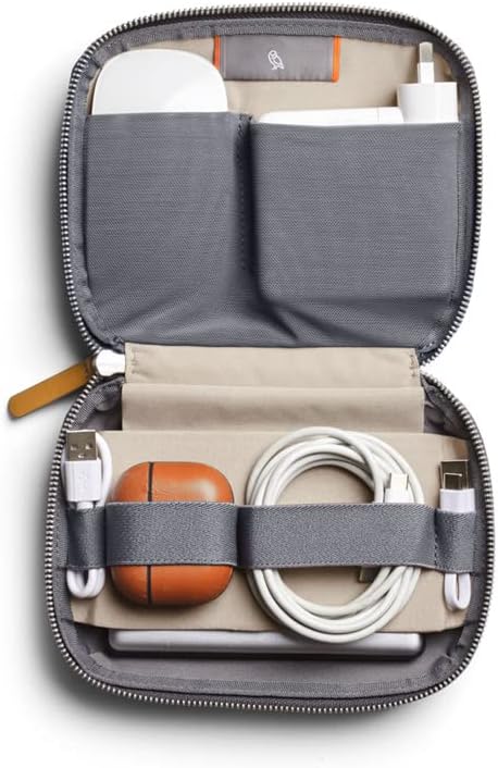 Bellroy Tech Kit Compact (Charger, Cables, Mouse, powerbank, USB Keys, dongles) - Slate - Image 2