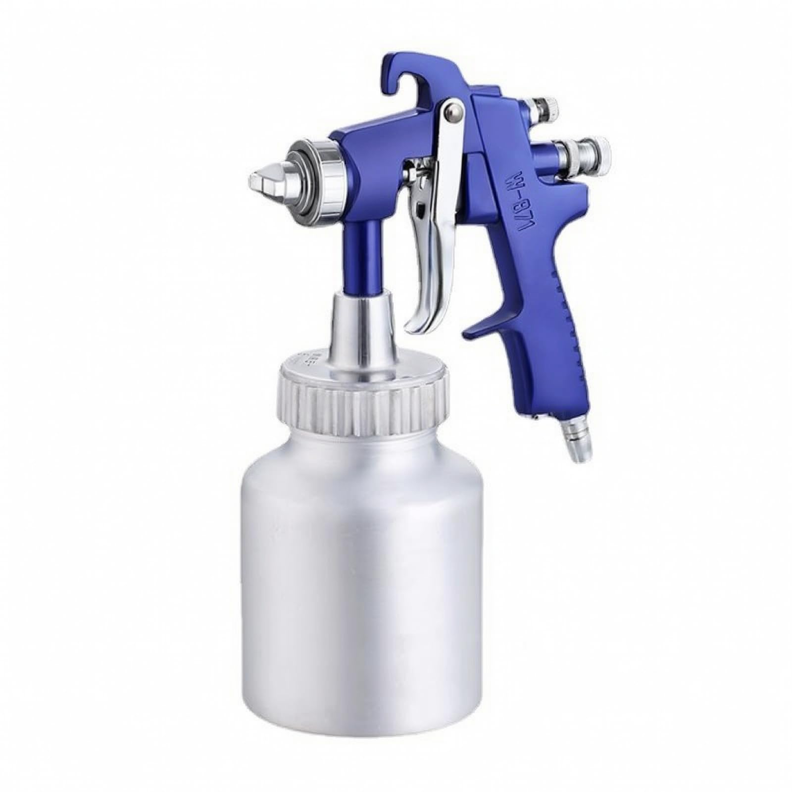 Pistola Pintura con Vaso Metálico Neumática Pistola Pulverización Pintura Portátil Herramienta para Mecánicos