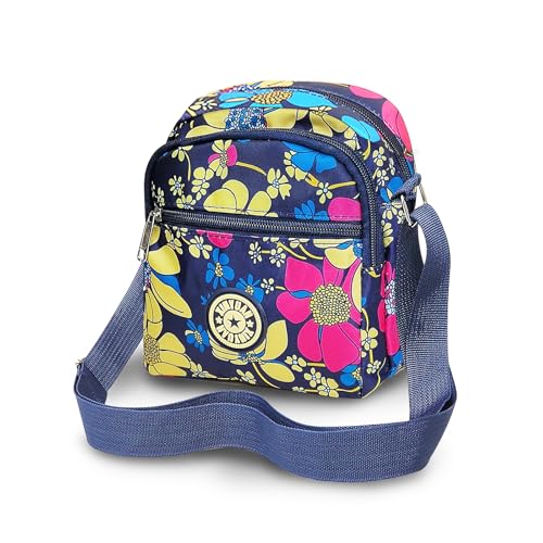 Crossbody Bag, Crossbody Purse Shoulder Crossbody Bag with Multiple Zipper Pockets for Women, Crossbody Handbag