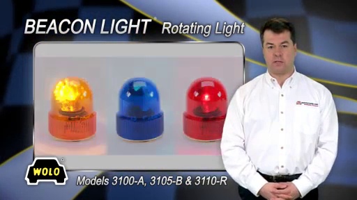 Wolo (3100-A) 回転式緊急警告灯 - 12ボルト、アンバーレンズ Amazon.com: Wolo (3100-A) Beacon Light Rotating Emergency Warning