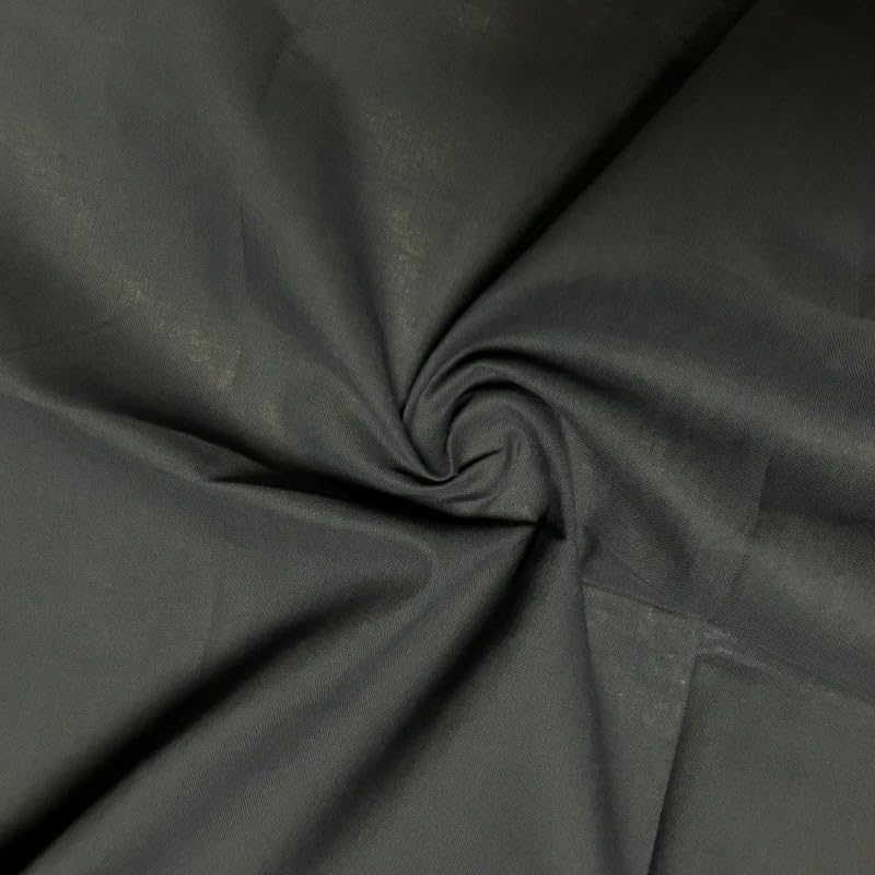 EU Fabrics 100% Cotton Casement Fabric | Fire Retardant Material for Sewing | Ideal for Ceilings, and Exhibitions | Lightweight and Soft Cotton Fabric by Metre (Navy, 1 Metre x 122cm) — image 1