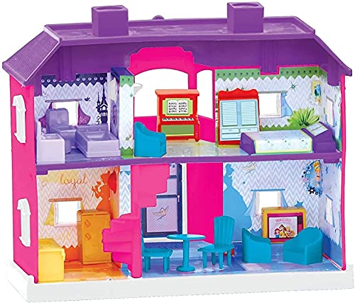 FLIPBOAT My Country Doll House Play Sets with Living Room, Bed Room, Bath Room, Dining Room (24 Pieces) with Furniture- Multi Color (Assembly Required) (B094GMNXCY) Amazon Price History, Amazon Price Tracker