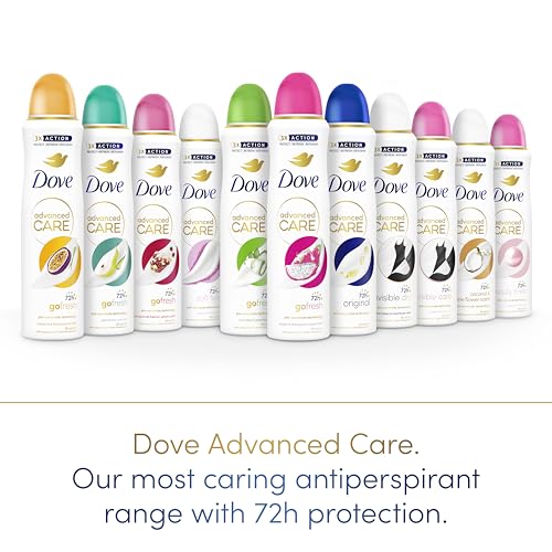 Dove Advanced Care Go Fresh Peach & White Blossom Anti-Perspirant Deodorant with Triple Moisturising technology Spray for 72-hour protection and underarm care 6x 200 ml - 7