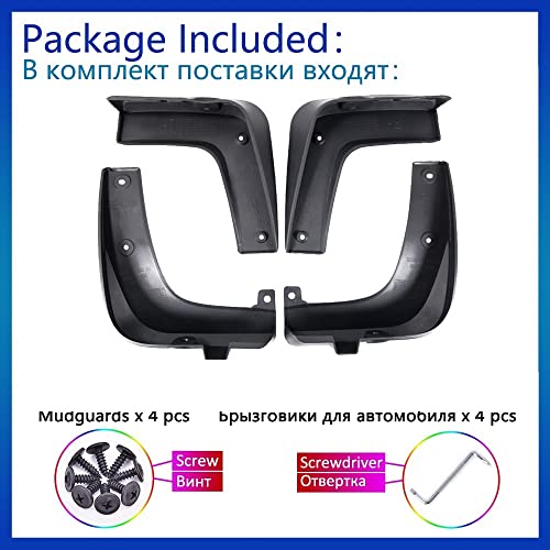 Guardabarros traseros y delanteros para Kia Niro accesorios de coche contra salpicaduras 2