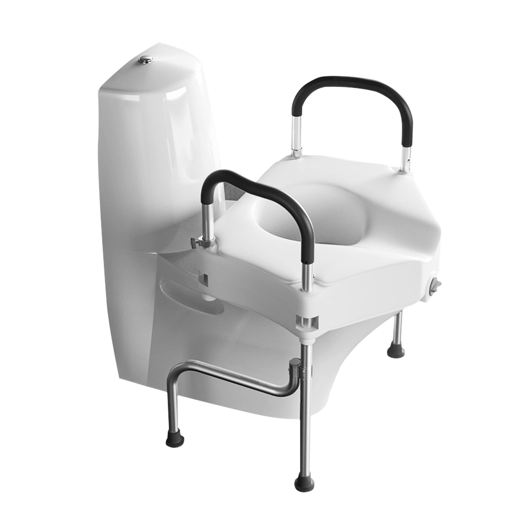 Buy Toilet Seat Raiser & Safety Frames for Elder, AntiBacterial with