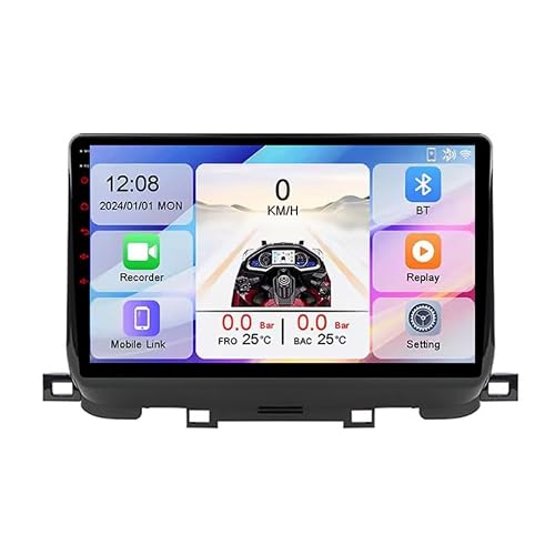YIANKWY Android 15 9-inch Touch Screen Car Stereo Radio GPS Navigation for Kia Sportage 2018 Bluetooth Car Radio with Backup Camera Mobile Phone Link 4G WIFI USB Connection,4CoreWifi2G+64G