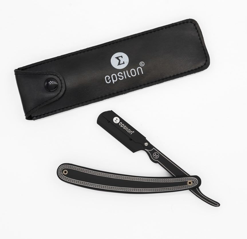 Navaja De Afeitar Premium Negra Epsilon