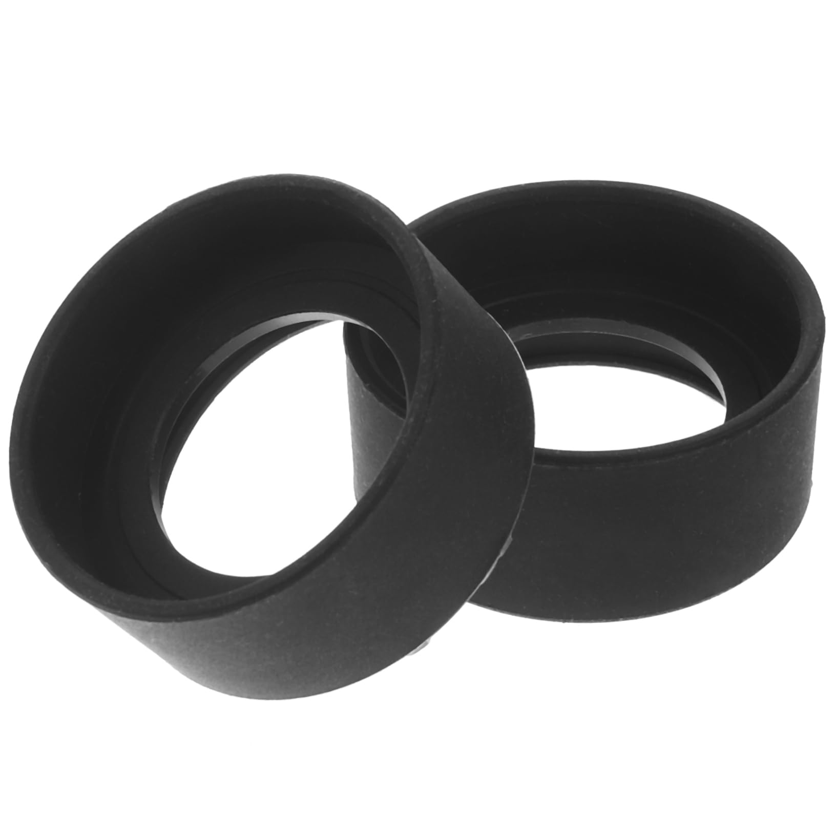 BUTIFULSIC Microscope Eyepiece Guard 2pcs Rubber Eye Shields for Microscope Protection
