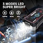 AVAPOW Car Battery Jump Starter 2500A Peak,Portable Jumpstart Starters for Up to 8L Gas 8L Diesel Engine with Booster…