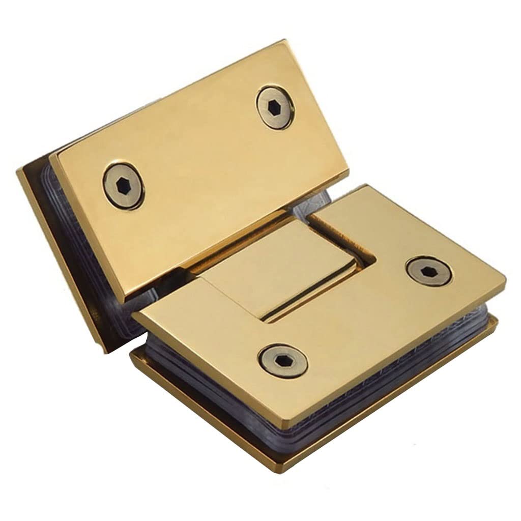 Stainless Steel s Fixed Clamp 90 Degree Hinge, 8-12mm Tempered s(135 Degree)