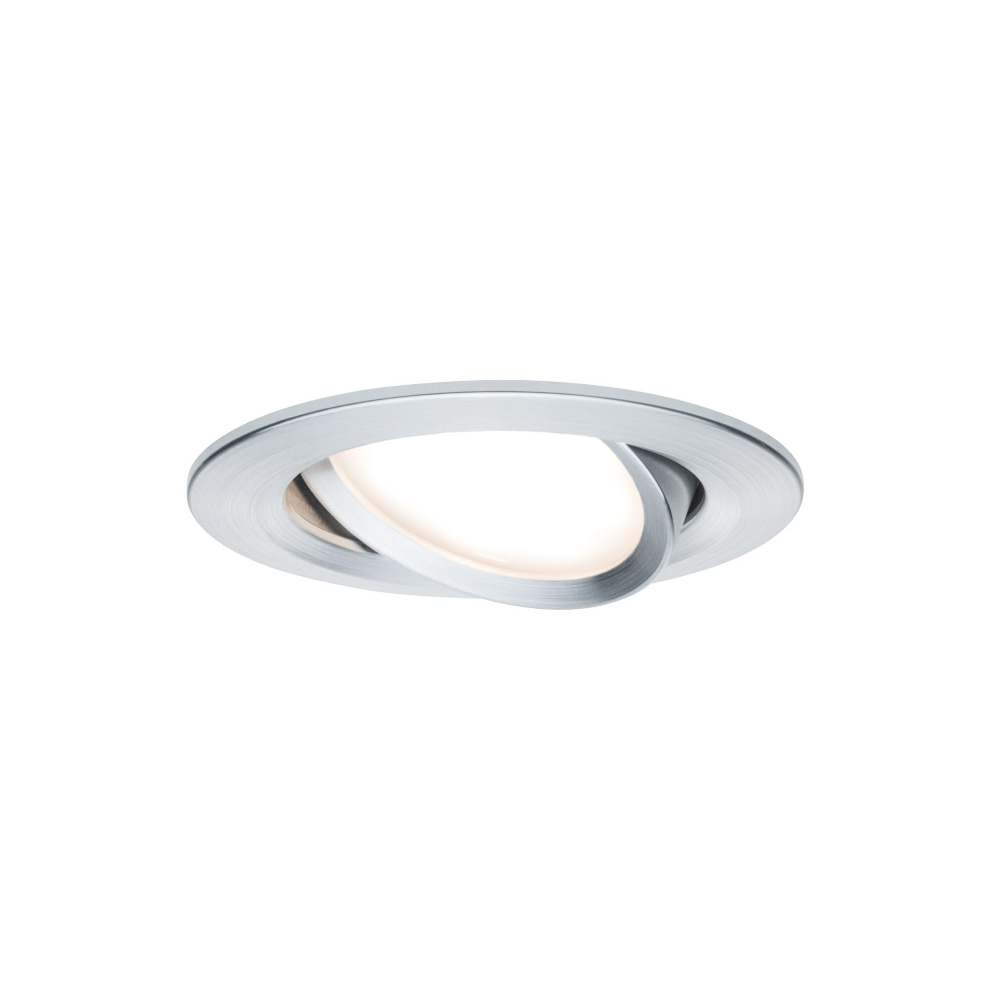 Paulmann 93679 Nova Plus LED lámpara empotrada incl. Coin luz individual orientable angular 84x84mm 50° 6W 230V regulable 2700K aluminio foco empotrado lámpara empotrada