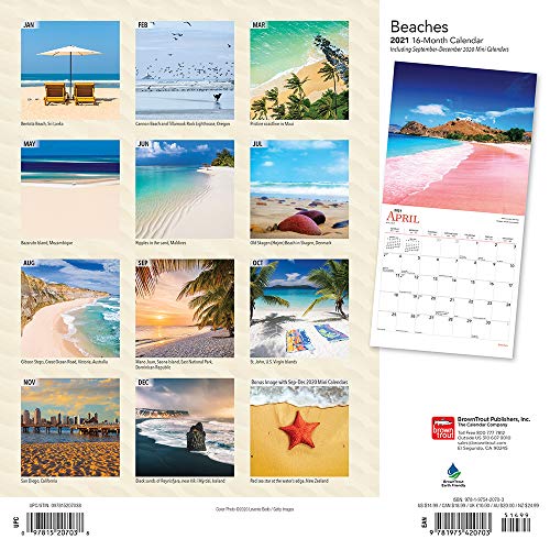 Beaches 2021 Calendar