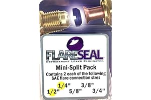 FlareSeal® Model MSP-0408 SAE Flare Leak Free Connections: Stop Refrigerant Leaks in HVAC Systems