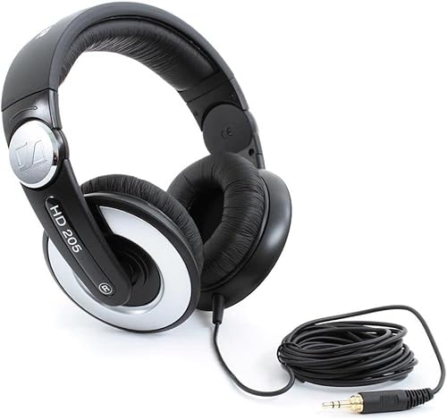 Miniatura 3 de Sennheiser, HD 205-II, audífonos Studio Grade de DJ (negro/gris)