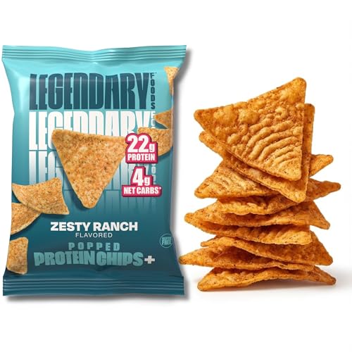 Legendary Foods Zesty Ranch Protein Chips – Popped Tortilla Style