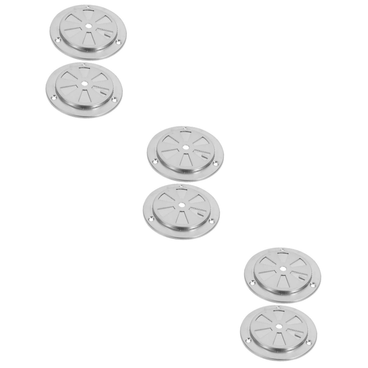 Uonlytech 3 Juegos Ventilación Del Horno Rejilla Ventilacion Rejillas Para Ventilacion Orificio De Disipación De Calor Ventilación De La Rejilla Del Conducto Repuesto Silver 2 Piezas * 3