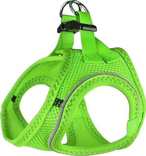 Flamingo Dog Harness Step&Go Bento Green S 30-35cm 37-40cm
