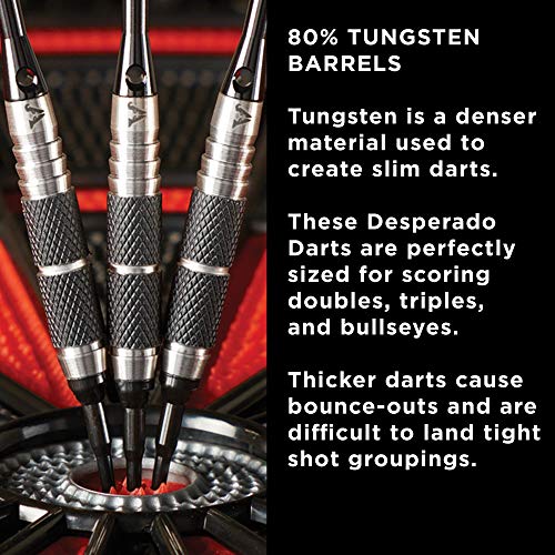 Viper 21-3407-18 By Gld Products Unisex Adult Coarse Knurling Viper Desperado Death Mark 80 20 Tungsten Soft Tip Dart 18 Gram thumb #3