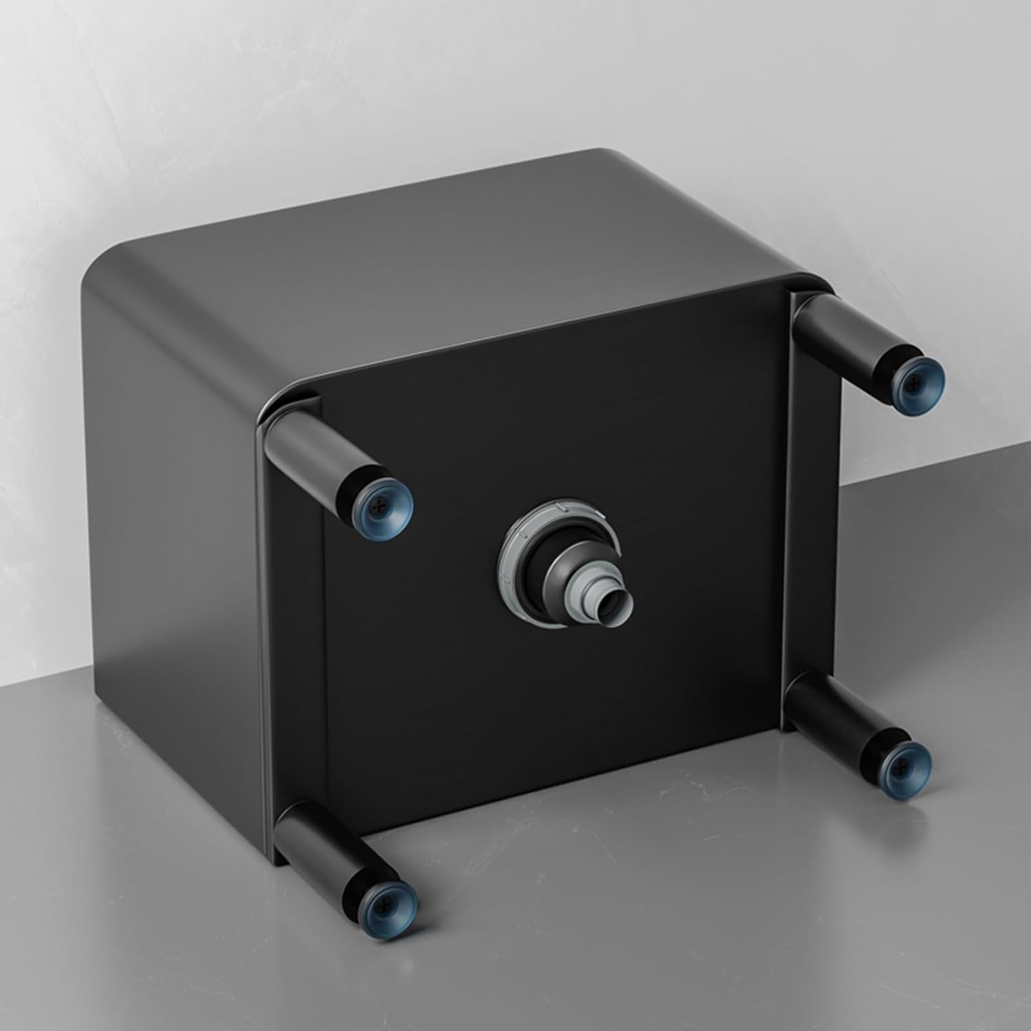 Stainless Steel Sink, Mop Service Basin, Utility Tub Mop Bucket, Commercial Mop Sink, Freestanding Wash Station for Kitchen Restaurant Garage Laundry Room(Black,A-50x38x46cm)