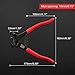 LEONTOOL Glass Tile Nippers Mosaic Tools 7 Inches Mosaic Tile Nippers Heavy Duty Tile Mosaic Trimmer & Nipper Professional Tile Working Tool for Cutting Ceramic Stained Glass Tile