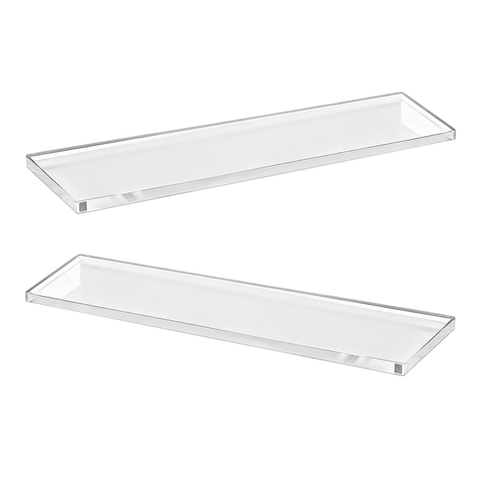 2 Stück Acryl Regalteil Organizer als Ersatzboden für Medizinschrank,