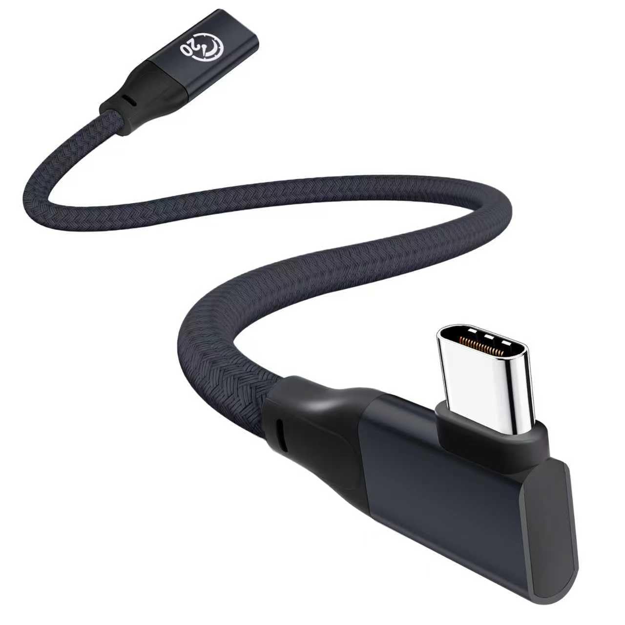 Amazon.co.jp: USB Type C 延長ケーブル L字型 0.3M 90度USB C 3.2