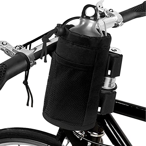 RUIJIE® Bolsa Sillín de Bicicleta Bolsa para Sillín de Bicicleta para la Botella, Bolsa Bicicleta Sillin MTB con Bolsillos Alforja Asiento Impermeable Multifunción para Bidón Bolsa Sillin Bicicleta Cover