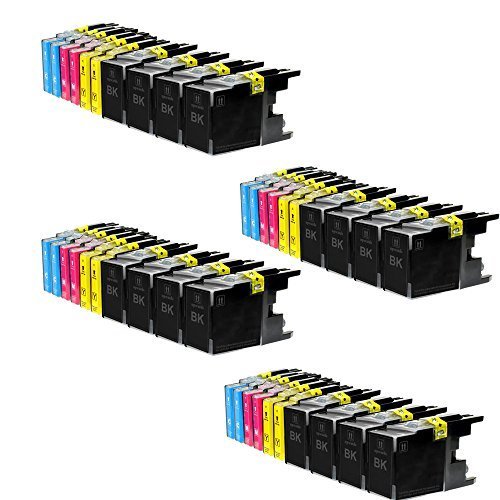 Cartouche Brother LC1220 LC1240 Eurotone pack de 40 pour imprimer les devoirs et dossiers à la maison
