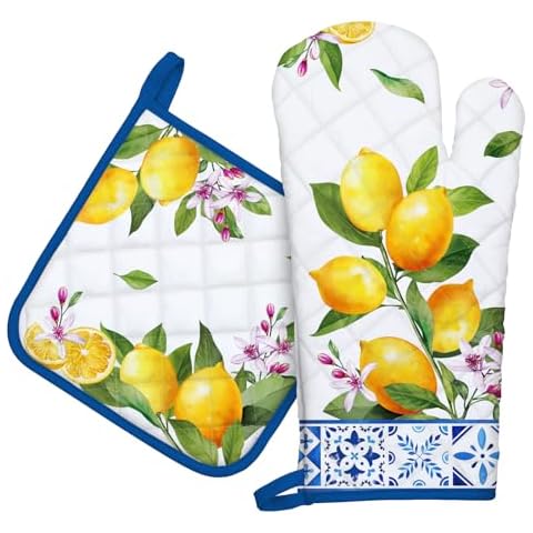 Arquiel Cotton Oven Mitts and Pot Holders Cover