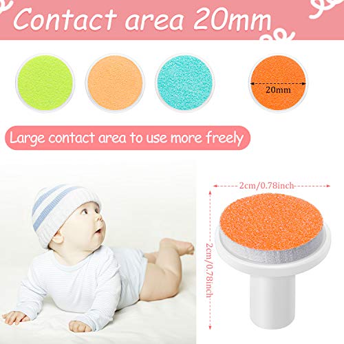  Pink 24 Pieces Baby Nail File Pads for Electric Kid Nail Trimmer
| Light Blue 24 Pieces Replacement Pads for Electric B