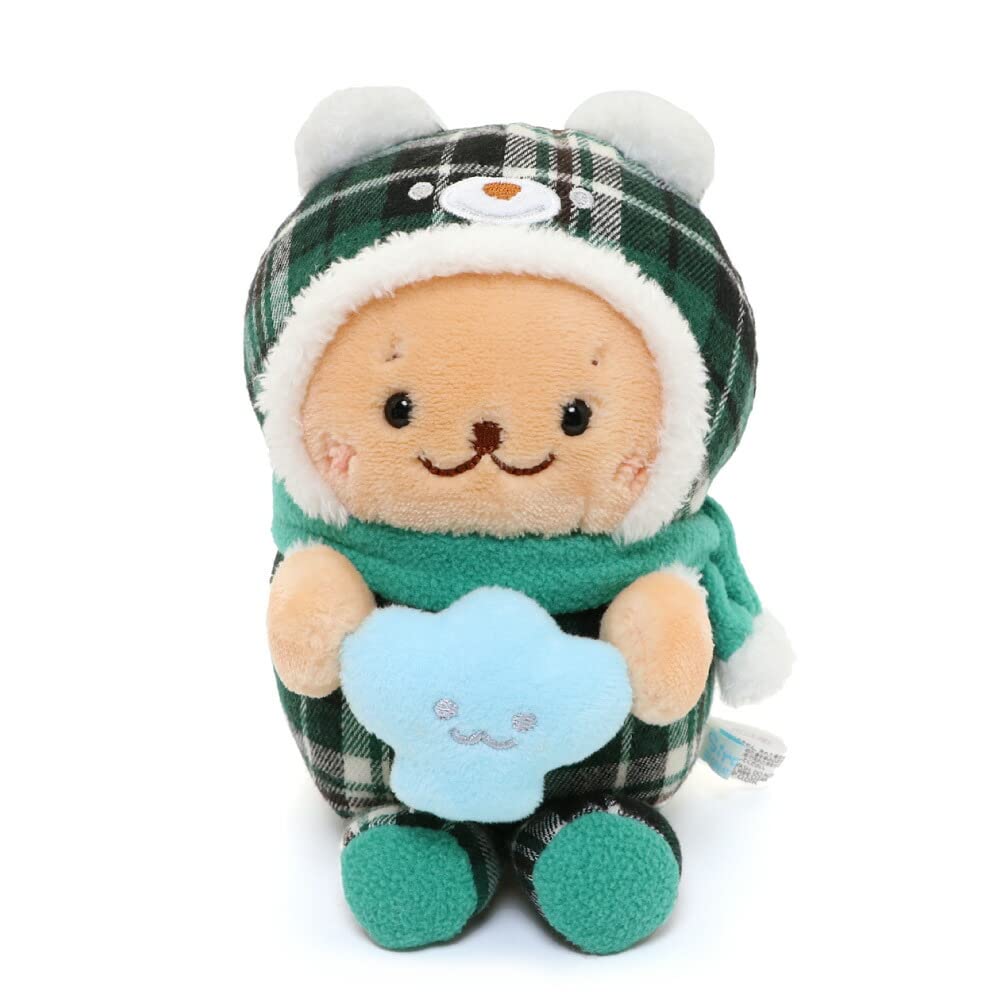 クリスマス☆お座りベア Amazon.co.jp: しろたん お座り マスコット クリスマスベア らっこいぬ