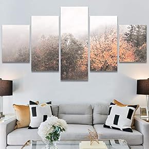 SIGNWIN 5 Panel Canvas Wall Art Modern Art...