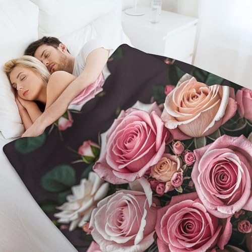 Couverture flanelle léopard douce 100x150 cm pour lit et canapé