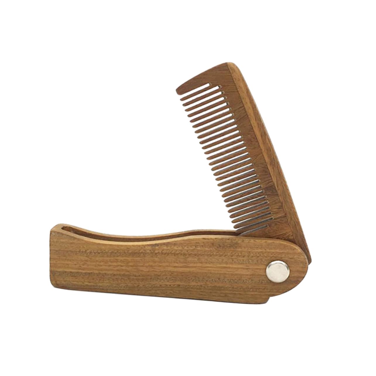 FRCOLOR 3pcs Mini Natural Verawood Comb for Men Women Boys and Girls Portable Hair Beard Styling Tool Smooth Fine Teeth Travel Hair Brush