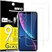 NEW'C 2 Unidades, Protector de Pantalla para iPhone 11 y iPhone XR (6.1"), Antiarañazos, Antihuellas, Sin Burbujas, 9H, 0.33 mm, Vidrio Templado Ultra Resistent y Transparent