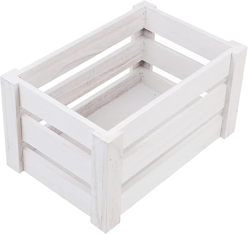 CLISPEED Cajón de madera vintage para anidar, cesta de madera, cajas de almacenamiento de madera rústica, caja de madera rústica vintage para