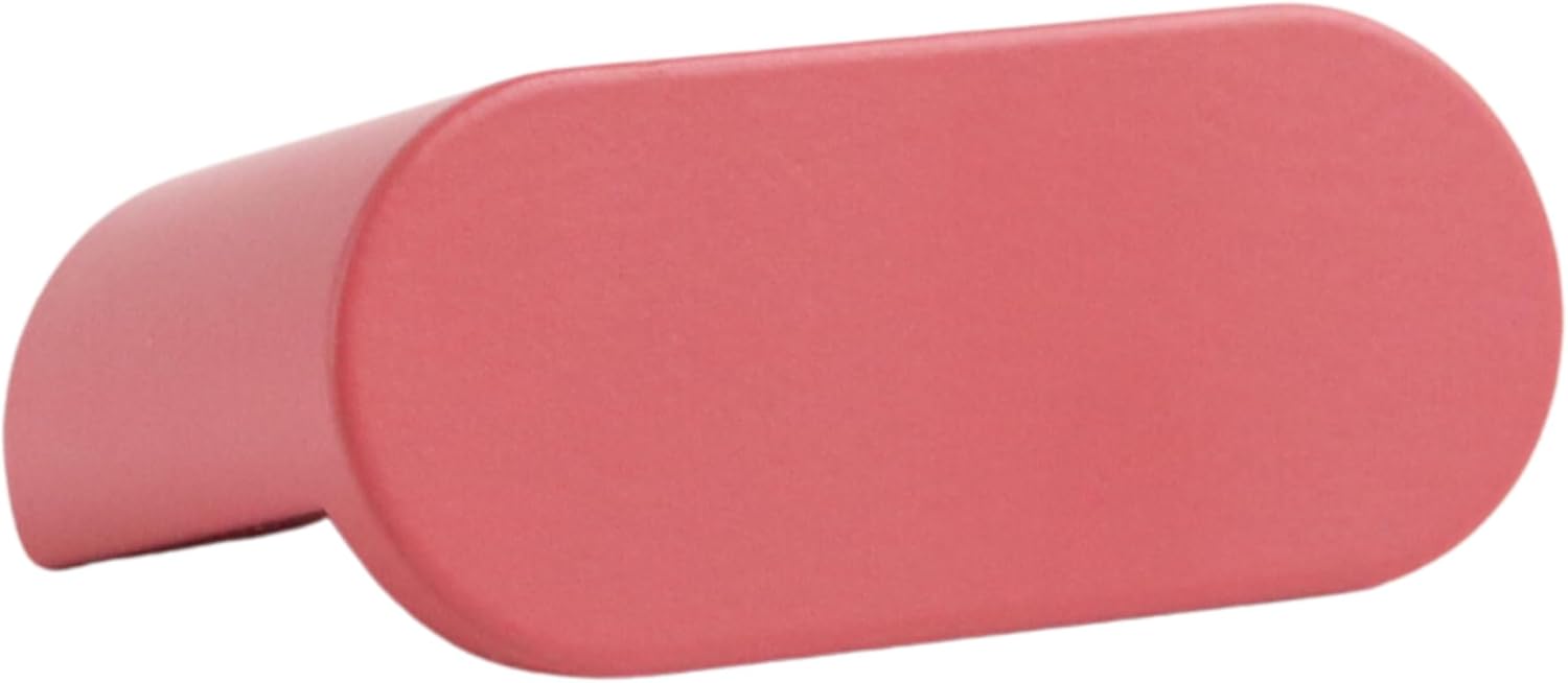 ROUS Hardware Oval Cabinet Knob – Solid Aluminum Drawer Pull, Blush (Pink) Matte Finish for Kitchen Cabinets – Cabinet Knobs, Drawer Knobs, Kitchen Cabinet Knobs, Cabinet Pulls, 1 Count.