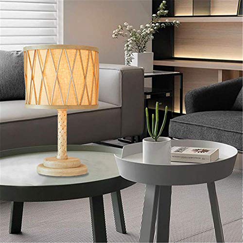 Desk Lamp Simple Rural Creative Handmade Rattan Bamboo Art Solid Wood Table Lamp E27 with Button Switch for Study Office Bedroom Bedside Reading Lamp steampunk buy now online Desk Lamp Simple Rural Creative Handmade Rattan Bamboo Art Solid Wood Table Lamp E27 with Button Switch for Study Office Bedroom Bedside Reading Lamp steampunk buy now online