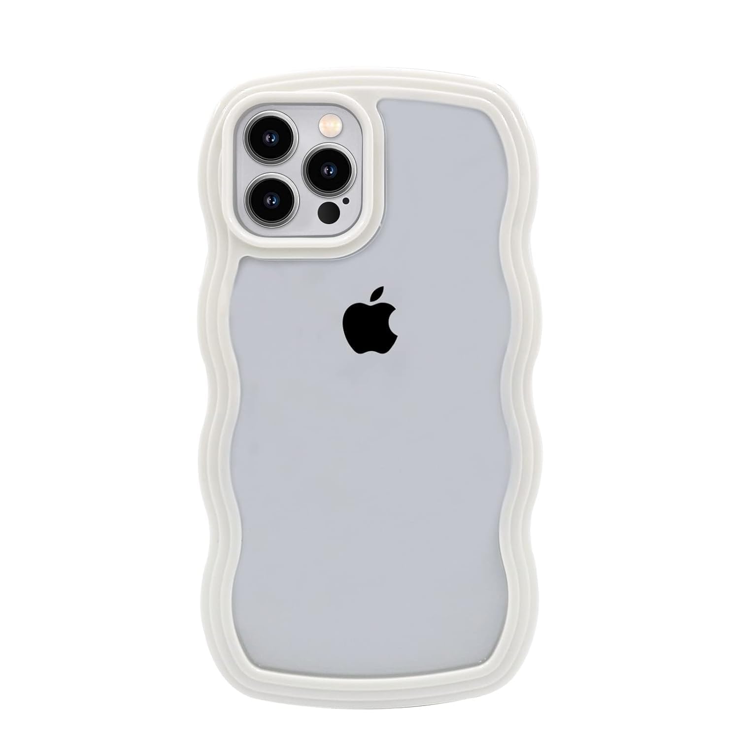 Cat Care Back Cover Compatible with iPhone 11 Pro, Adorable Curly Wave Frame Clear Case for Girls and Women, Transparent Soft Silicone TPU Bumper Shockproof Protective Cover (White) (B0DBWK8G1D) Amazon Price History, Amazon Price Tracker