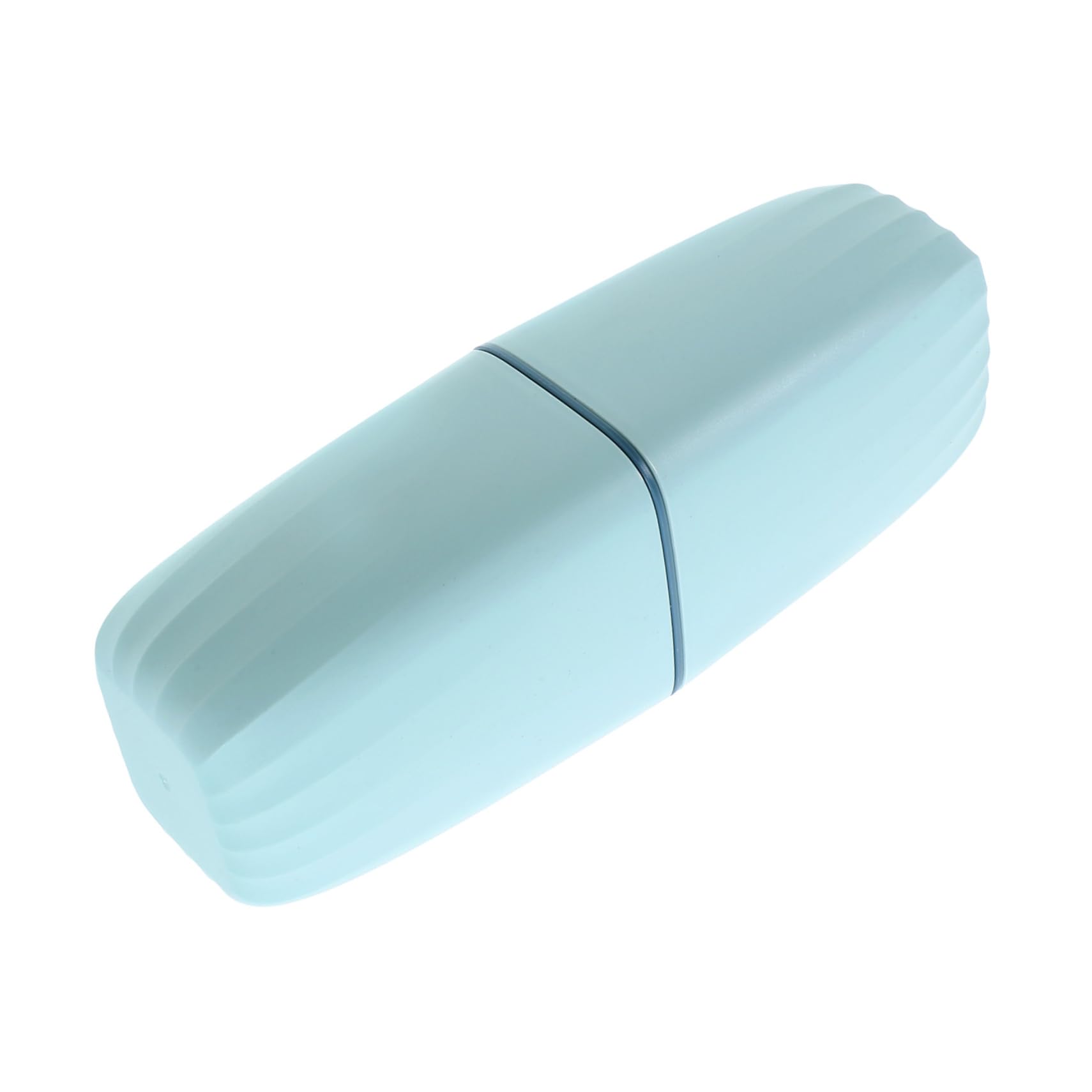 Healvian 5pezzi Porta Spazzolino Da Viaggio Con Contenitore Per Dentifricio Pratico e Compatto Per Viaggi Campeggio e Uso Quotidiano Design Semplice e Resistente