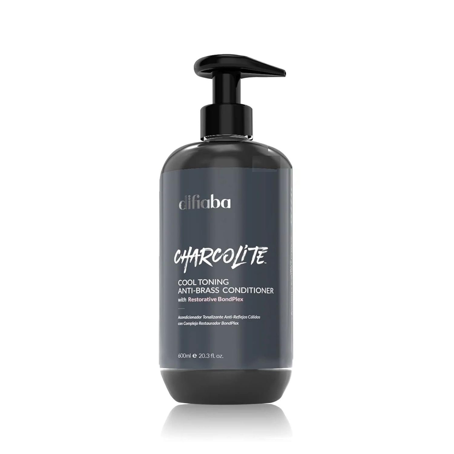 Charcolite Cool Toning Conditioner 20.3 Oz | Sulfate-Free Purple Conditioner Alternative with Activated Charcoal & Graphite | Anti-Yellow Nourishing Formula for Blonde, Bleached, Grey & Platinum Hair
