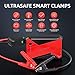 DBPOWER 1000A Portable Car Jump Starter (UP to 7.0L Gas, 5.5L Diesel Engine), 12V Lithium-Ion Auto Battery Booster, Power Pack with LCD Screen Clamp Cables,USB Quick Charge, LED Flashlight